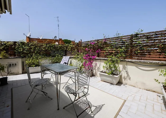 Apartamento Rooftop Porretta Citta Giardino Check-in From 3 Pm To 10 Pm Roma